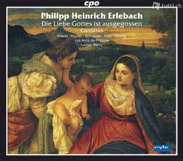 Philipp Heinrich Erlebach - Geistliche Musik auf 2 CDs