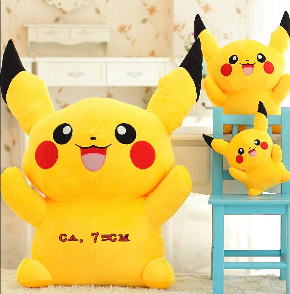 Pokemon Pikachu Pokmon XL Plschtier Plsch Kuscheltier 75-80cm XL Geschenk Weihnachten Sss Top