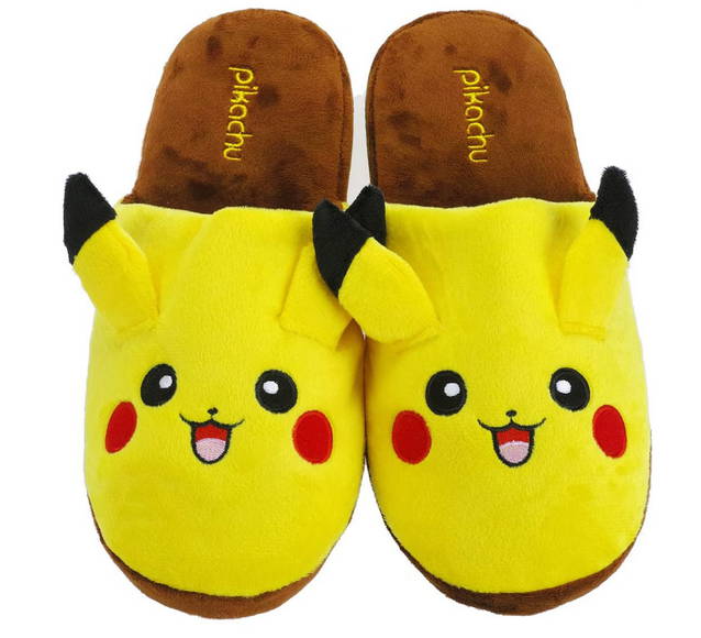 Pokémon Pikachu Hausschuhe Schuhe Finken Pantoffeln Plüsch Kind Kinder Erwachsene