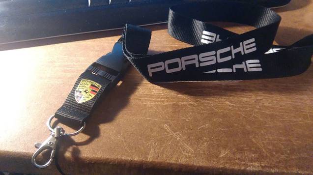 Porsche Fan Schlüssel Anhänger Band Schlüsselanhänger Schlüsselband