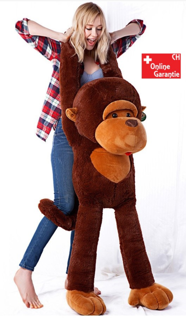 Riesen Mega Grosser XXL Plsch Affe Monkey 130cm Geschenk Hit Neuheit