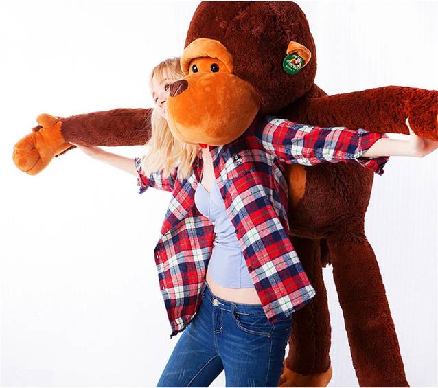 Riesen Mega Grosser XXL Plsch Affe Monkey 130cm Geschenk Hit Neuheit