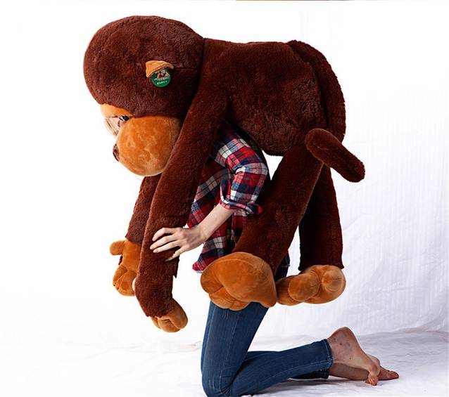 Riesen Mega Grosser XXL Plsch Affe Monkey 130cm Geschenk Hit Neuheit