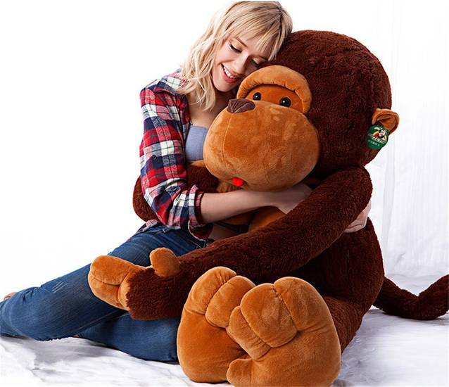 Riesen Mega Grosser XXL Plsch Affe Monkey 130cm Geschenk Hit Neuheit