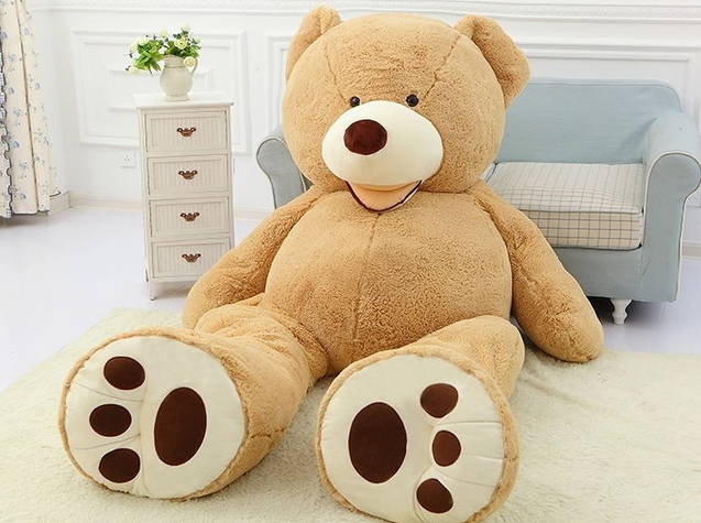 Riesen Teddy Teddybär Plüschbär XXL ca. 2.6m 260cm XXXL Plüschtier Geschenk Kind Freundin Frau Abholbereit Neu