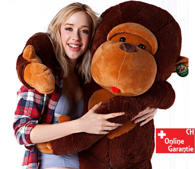 Riesengrosser XXL Plsch Affe Monkey Schlenker Plschaffe 1.3m Geschenk Kind Kinder Frau Freundin