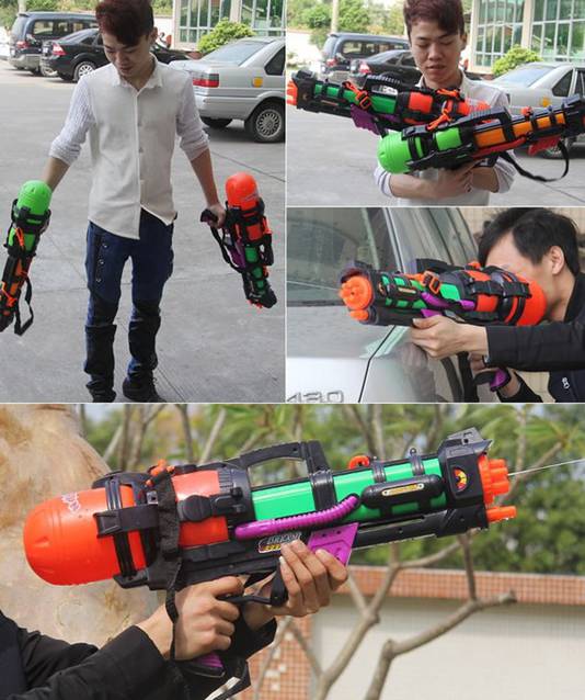 Riesengrosses Wasserpistole Wassergewehr 60cm Spielzeug Wasser Kinder