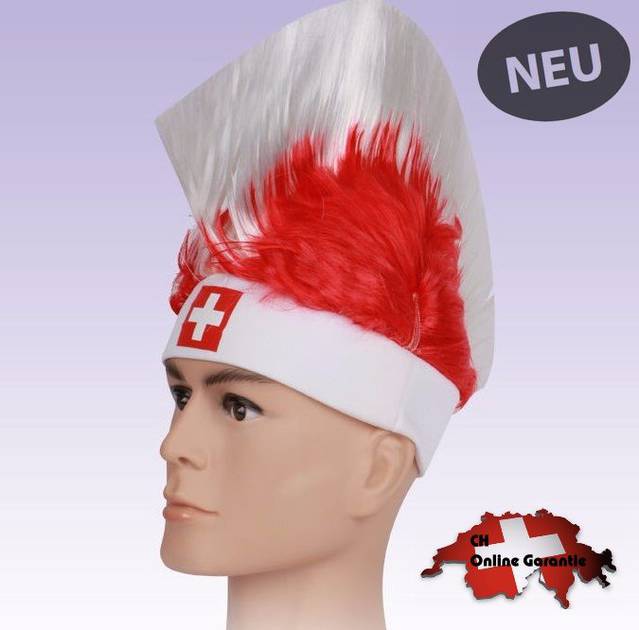 Schweiz Suisse Switzerland Fan Hrner Fanhut Hut Mtze WM Fussball WM Russland 2018 Teufel Hopp Schwiiz