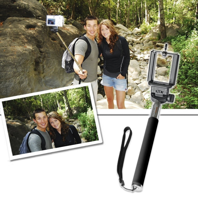 Selfie Selbstauslser iPhone iOS Android Samsung HTC Sony Smartphone Natel Foto Handstativ Fernbedienung Instagram Selfiestick Stick Bluetooth Auslser