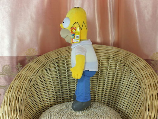 Simpsons Plüsch Figur Stofftier Homer Simpson TV Serie ca. 55cm Geschenk Fan