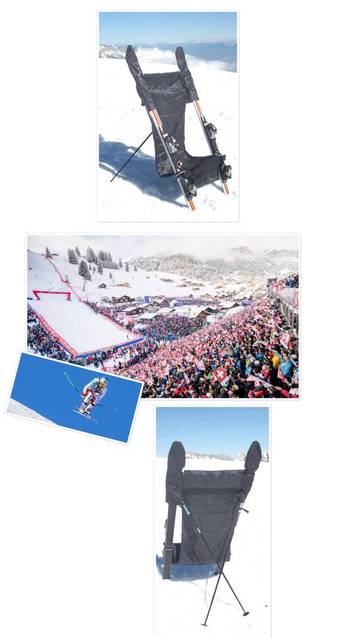 SkiSeat Ski Sitz Rennen usw