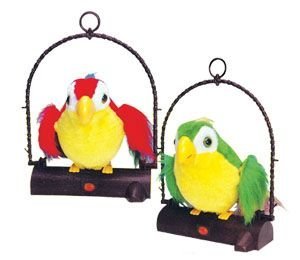 Sprechender Plüsch Papagei Vogel Geschenk Kinder Kids NEU