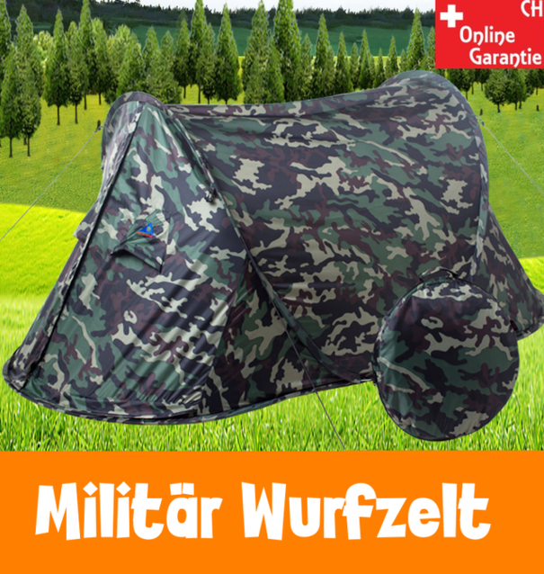 Tarn Camouflage Militär Wurf Zelt Wurfzelt PopUp Zelt Camping Festival Jagd Schnell Rapid Popup kleines Packmass