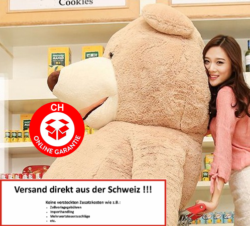 Teddy Br Plschbr Ted Plschtier Plsch Ted Brchen Geschenk 3 Grssen 160cm 200cm 260cm Premium Deluxe 