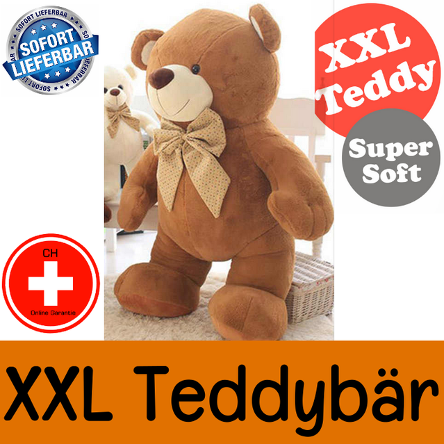 Teddy XXL Teddybr Tedi 210cm Geschenk Br Plsch Kind Frau Freundin Plschtier Kuschelbr XXXL Schweiz