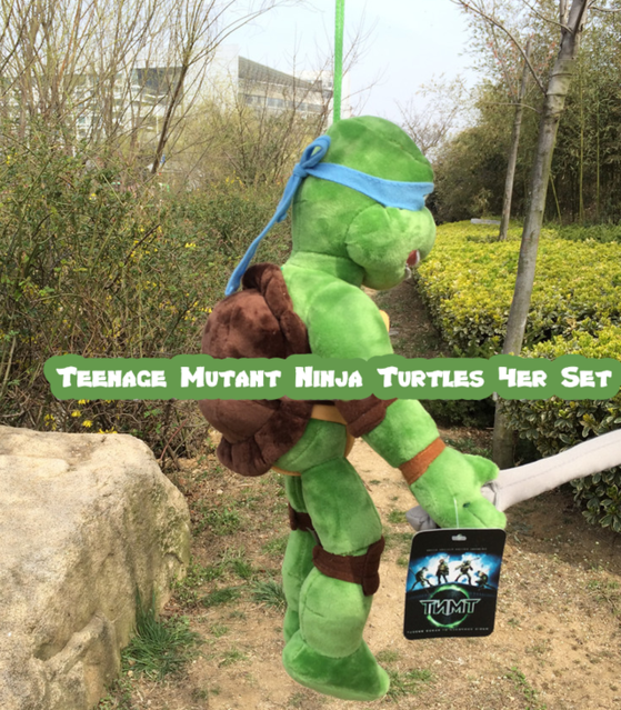Teenage Mutant Ninja Turtles Plüsch Puppe Puppen Spielzeug TMNT XXL 4er Set 70cm