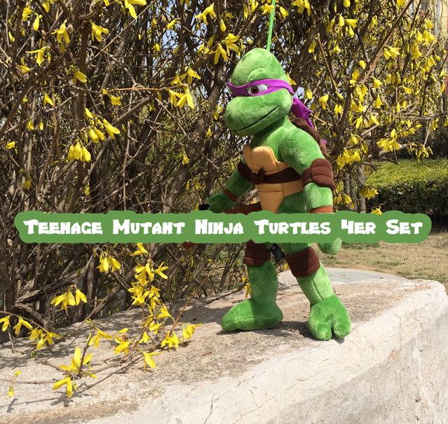 Teenage Mutant Ninja Turtles Plsch Puppe Puppen Spielzeug TMNT XXL 4er Set 70cm