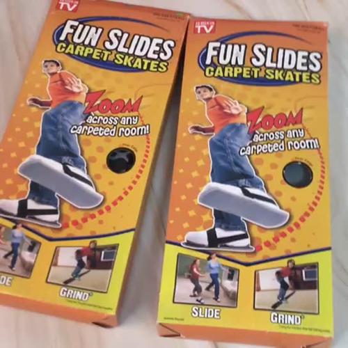 Teppich Skater Gleiter Teppichgleiter Fun Slides Kind Kinder Spass Wohnung Skaten Spielzeug