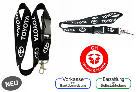 Toyota Schlüsselband Schlüsselanhänger Fan Geschenk Shop