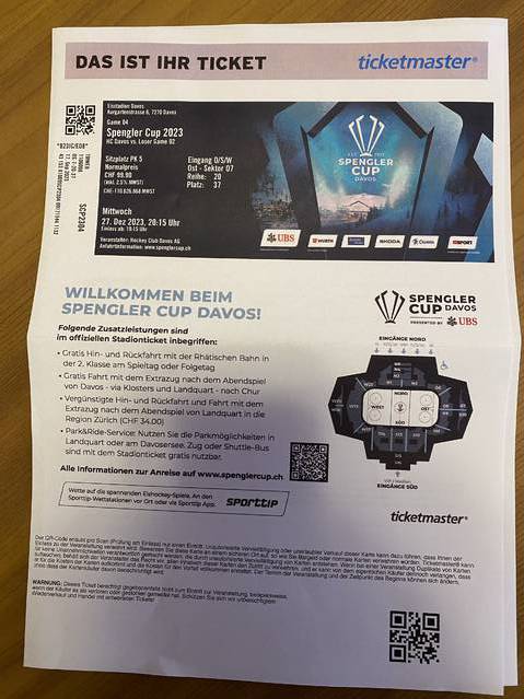 Vendo Ticket Spengker Cup 2023 Game 4