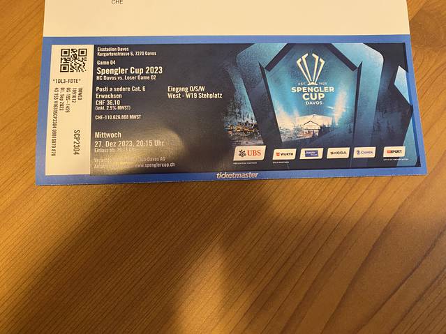 Vendo Ticket Spengker Cup 2023 Game 4