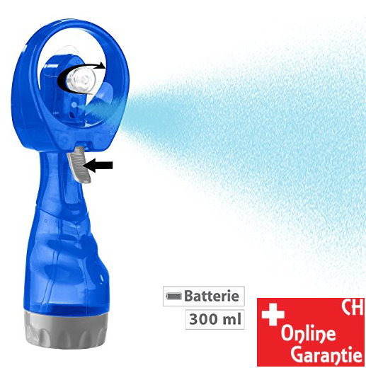 Ventilator mit Sprühflasche Wassersprüher Mini Ventilator Fan für Unterwegs Outdoor Indoor Büro