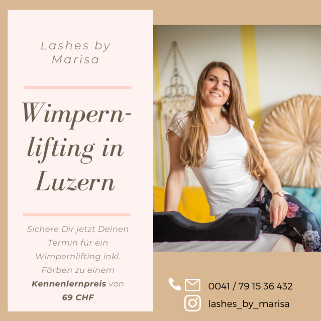 Wimpernlifting in Luzern 