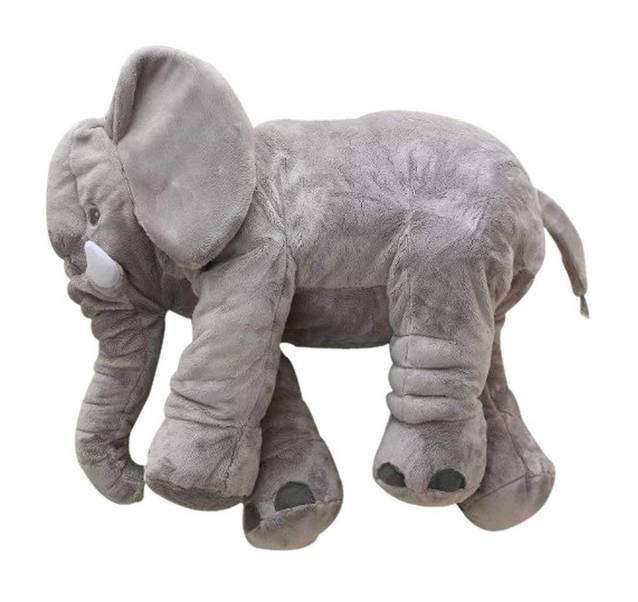 XXL Elefant Kuscheltier 80cm Plüschtier Gross Geschenk für Baby Kinder Elefantenkissen