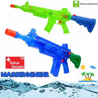 Sommer Spielzeug der Extraklasse Batteriebetriebenes Wasser Spielzeug Wassergewehr Wasserpistole Wasser Pistole Gewehr Spielzeug Kind mit LED Licht und Sound Sommer Sommerspielzeug Toy