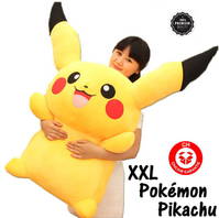 Mega Grosses Pokémon Pikachu Plüsch XXL Plüschtier 120cm XXL Kuschel Kuscheltier TV Serie Gaming Geschenk Kind Kinder Pokemon Fan