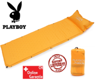 Playboy Physical Schlafmatte Schlaf Matratze Schlafsack Festival Openair Camping Neu Orange Hingucker