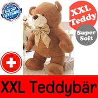  Teddy Plüsch Teddybär Tedi XXL Plüschtier Kuscheltier 2.1m Kinder Frau Valentinstag Weihnachten Schweiz