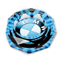 BMW Auto Glas Aschenbecher Liebhaber Fan Shop Geschenk Raucher Neuheit
