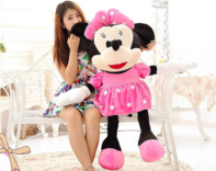 Disney Minnie Maus Minniemaus Plüsch Tier Plüsch XXL 130 cm Geschenk Kind Mädchen Baby 