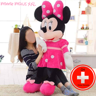 Disney Minnie Maus Plüsch Tier Plüsch XXL 130cm 1.3m Geschenk Mädchen Pink