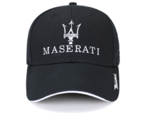 Edle Fan Maserati Cap Mütze Baseballcap Kappe Schwarz Cäpi Accessoire Baumwolle