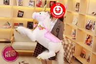 Einhorn Plüsch Plüschtier Kuscheltier Unicorn XXL Pink Rosa Weiss 2 Farben im Angebot Geschenk Kind Mädchen Kinderzimmer