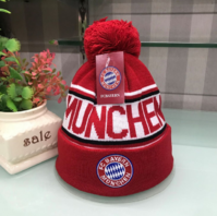 FC Bayern München Fan FCB Cap Beanie Winter Mütze Kappe Cap Rot Blau Kleidung Support