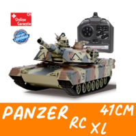Ferngesteuerter Panzer Tank RC Camouflage Airsoft Softair BB Kugeln Schiess Funktion Komplettset Spielzeug 41cm XL