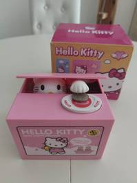 Hello Kitty HK Hellokitty Geld Münz Dose Sparschwein Spardose Sparbox Geschenk Kinder Mädchen Fanartikel