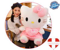 Hello Kitty Hellokitty Plüschtier Katze Pink Plüsch Mädchen Geschenk Kinder Herz Love Liebe Pink ca. 70cm XL Gross