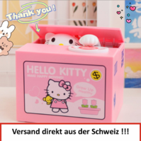 Hello Kitty Sparschwein Hellokitty Cat Münz Münzen Spardose Geld Sparen Geschenk Mädchen