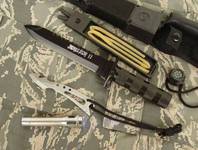 Jungle King 2 Überlebensmesser Survival Messer Jagdmesser Outdoor Lampe Schleudervorrichtung Kompass 