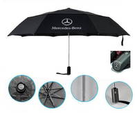 Mercedes-Benz Fan Regenschirm Regen Taschen Schirm Benz Schwarz Geschenk