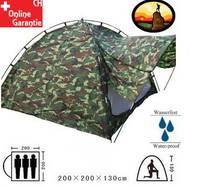 Militär Outdoor Camping Zelt 3 Personen Openair Angler Jäger Vorzelt Zält