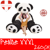 Panda XXL XXXL Riesen Plüsch-Pandabär Plüschtier Teddy Bär Schwarz Weiss Schwarzweiss Weissschwarz 260cm Geschenk Kind Kinder Frau Freundin Valentinstag