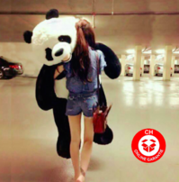 Plüsch Panda Pandabär riesig 2 Meter gross Kuscheltier Plüschtier XXL Stofftier Bär Geschenk