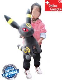 Pokémon Nachtara XXL Umbreon 60cm Plüsch Pokemon Kuscheltier Evoli Plüschtier Fan Stofftier