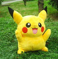 Pokémon Pikachu Plüsch Plüschtier Kuscheltier XL 80cm Geschenk Kinder Fanartikel Geschenk Kind Kinder Kinderzimmer Fan TV Serie Kino
