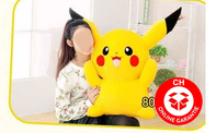 Pokémon Pikachu Plüschfigur Plüschtier Geschenk Kind Frau Freundin 80cm XL XXL Poké